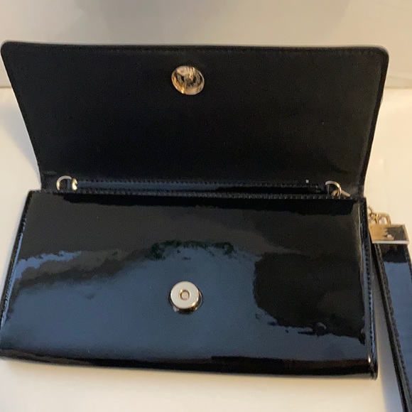 Aldo black clutch/wristlet. New, has not been used. - Picture 2 of 4